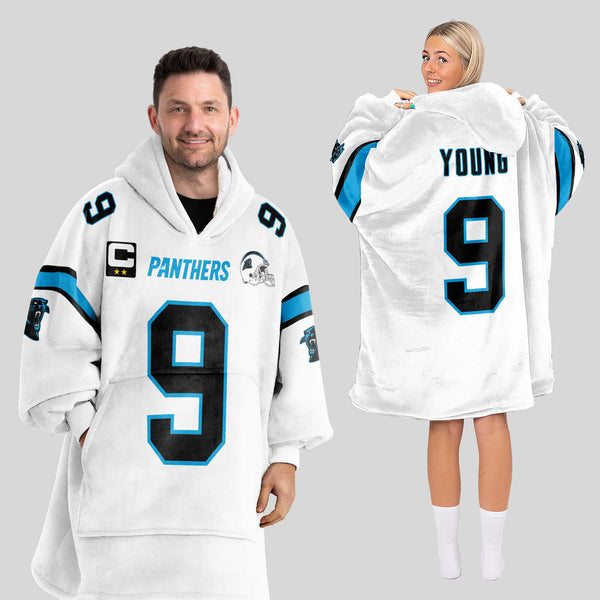 Captain B.Y 9 Carolina Football Unisex Blanket Hoodie