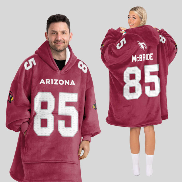 Adult 85 Arizona Football Unisex Blanket Hoodie