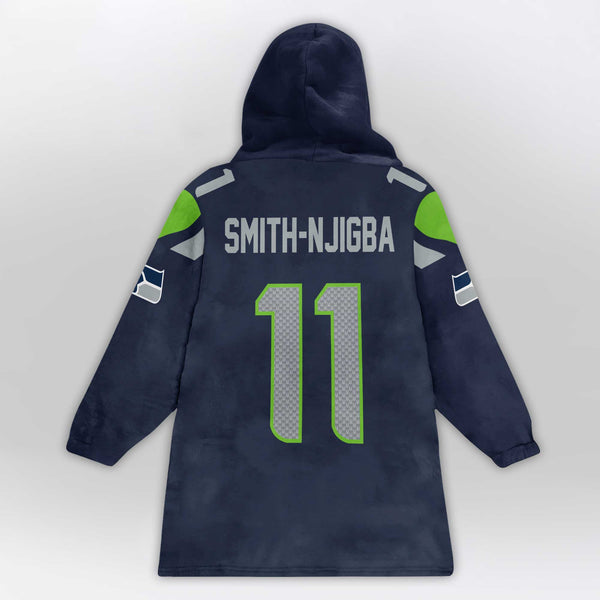 J.S 11 Seattle Football Unisex Blanket Hoodie