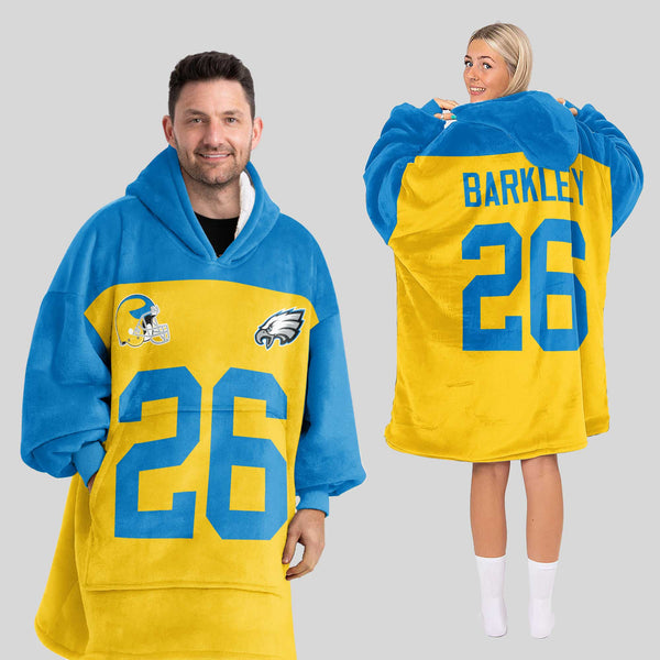 Adult 26 Philadelphia Football Unisex Blanket Hoodie