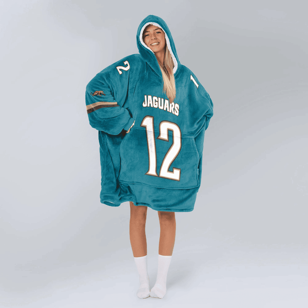 T.H 12 Jacksonville Football Unisex Blanket Hoodie