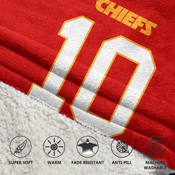10 Kansas City Football Unisex Blanket Hoodie