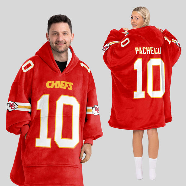 10 Kansas City Football Unisex Blanket Hoodie