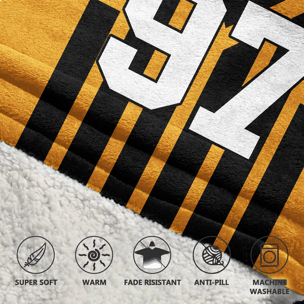 97 Pittsburgh Football Unisex Blanket Hoodie