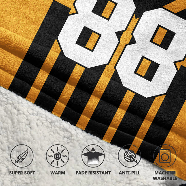 88 Pittsburgh Football Unisex Blanket Hoodie