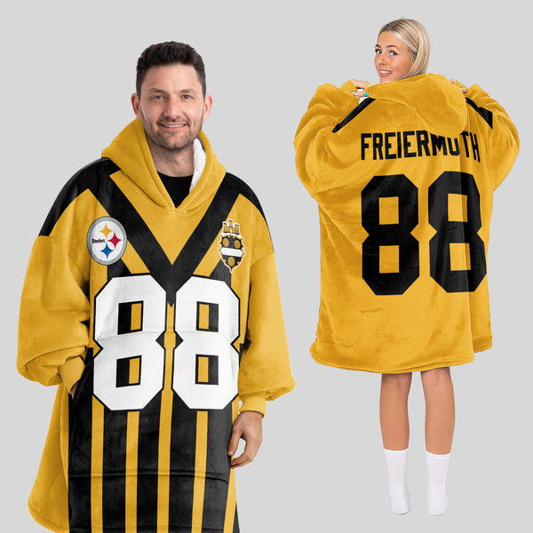88 Pittsburgh Football Unisex Blanket Hoodie