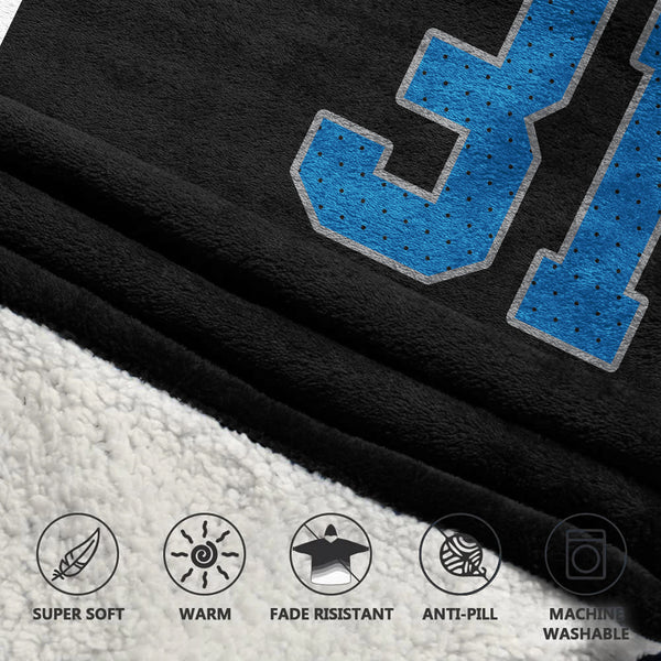 Adult 31 Detroit Football Unisex Blanket Hoodie