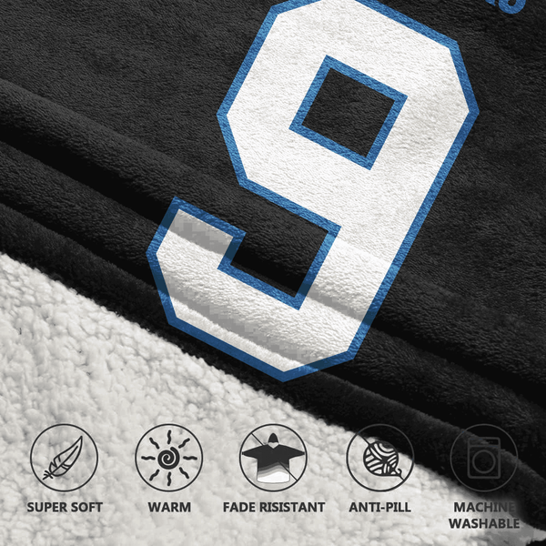 B.Y 9 Carolina Football Unisex Blanket Hoodie