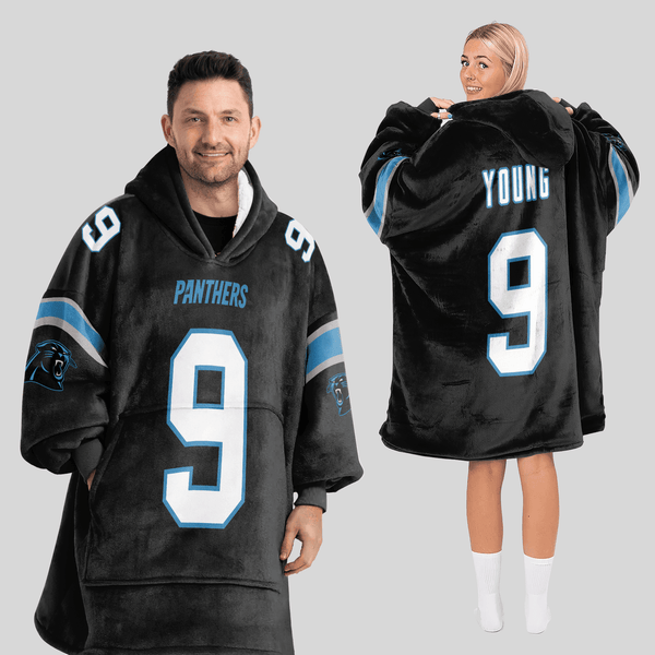 B.Y 9 Carolina Football Unisex Blanket Hoodie