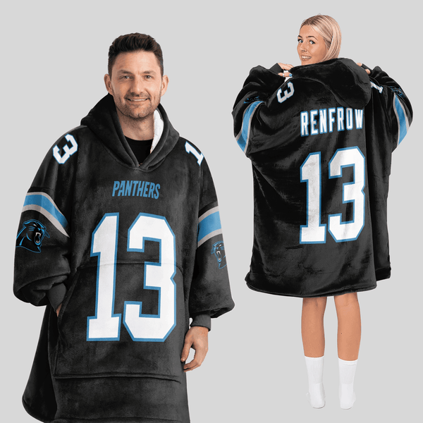 Adult 13 Carolina Football Unisex Blanket Hoodie