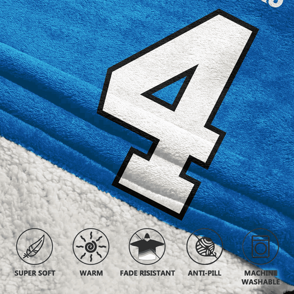 T.M 4 Carolina Football Unisex Blanket Hoodie