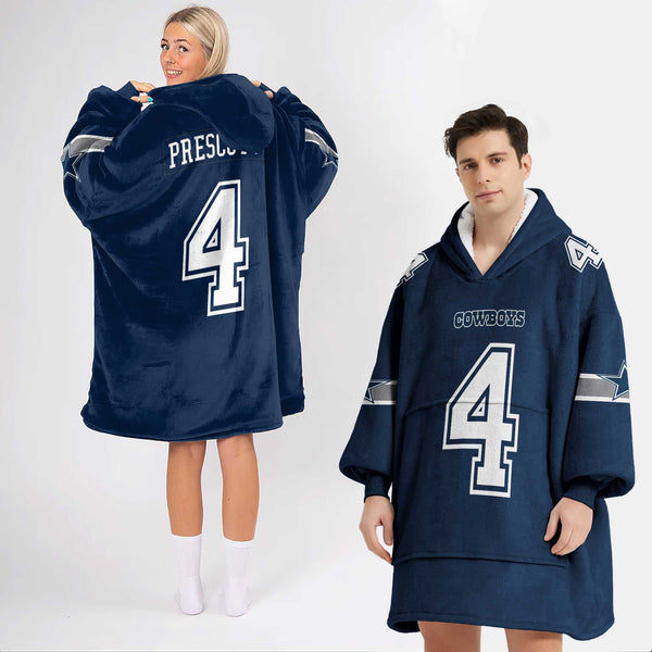 Adult D.P 4 Dallas Football Unisex Blanket Hoodie