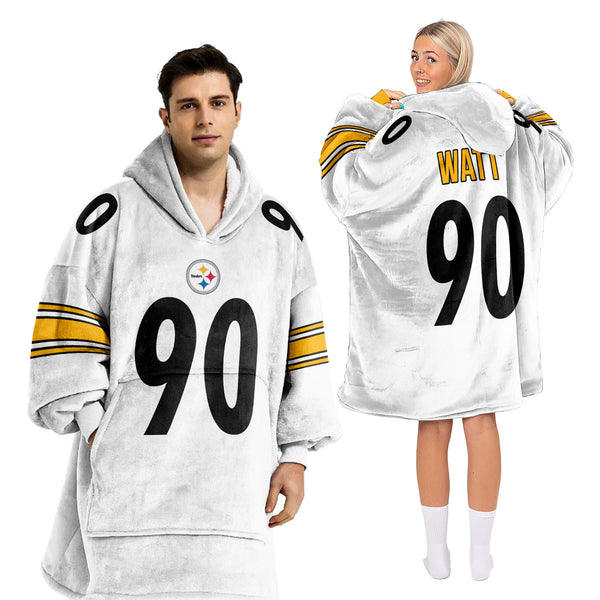 Adult T.J.W 90 Pittsburgh Football Unisex Blanket Hoodie