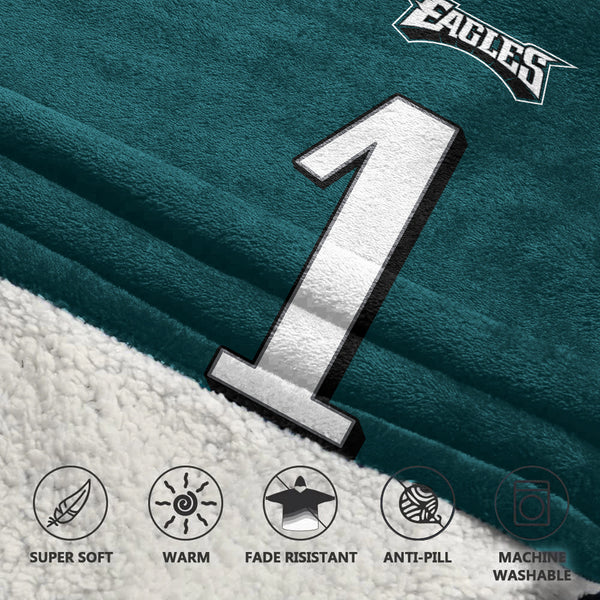 J.H 1 Philadelphia Football Unisex Blanket Hoodie