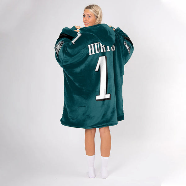 J.H 1 Philadelphia Football Unisex Blanket Hoodie