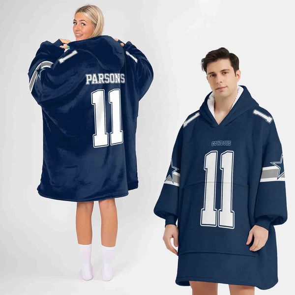 Adult M.P 11 Dallas Football Unisex Blanket Hoodie