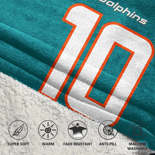 T.H 10 Miami Football Unisex Blanket Hoodie