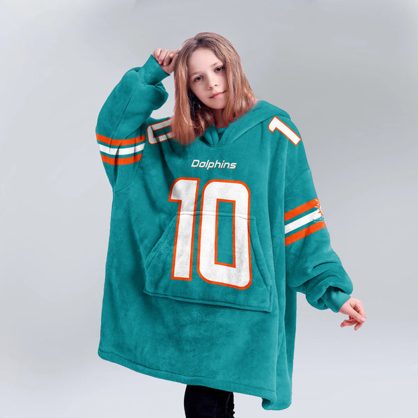T.H 10 Miami Football Unisex Blanket Hoodie