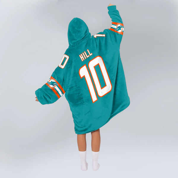 T.H 10 Miami Football Unisex Blanket Hoodie