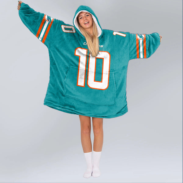 T.H 10 Miami Football Unisex Blanket Hoodie