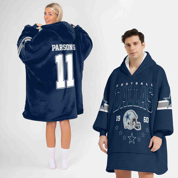 Adult MP 11 Dallas Football Unisex Blanket Hoodie