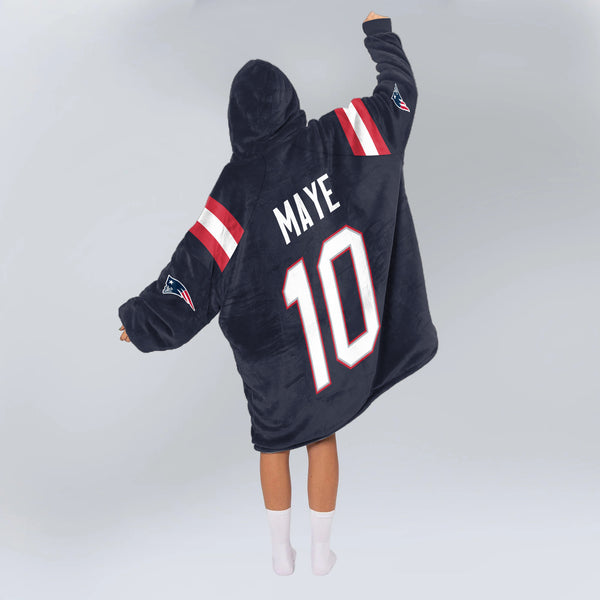 D.M 10 New England Football Unisex Blanket Hoodie