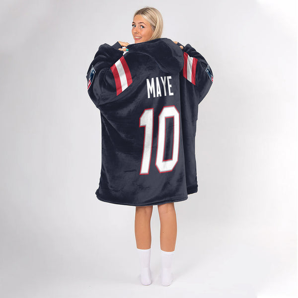 D.M 10 New England Football Unisex Blanket Hoodie