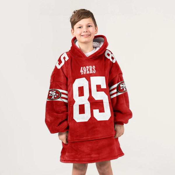 G.K 85 San Francisco Football Unisex Blanket Hoodie