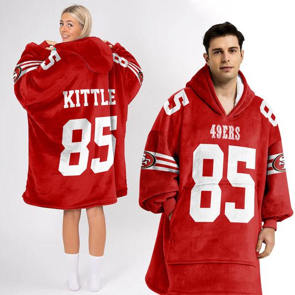 G.K 85 San Francisco Football Unisex Blanket Hoodie