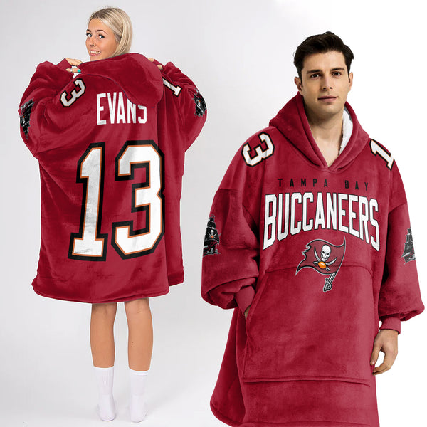 Adult M.E. 13 Tampa Bay Football Unisex Blanket Hoodie