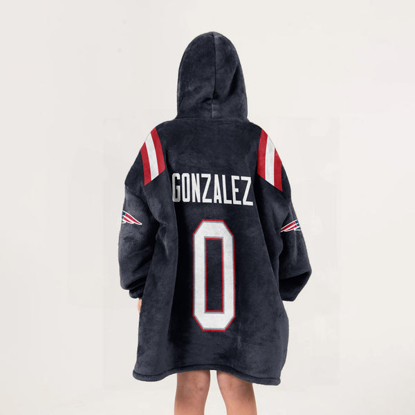C.G 0 New England Football Unisex Blanket Hoodie