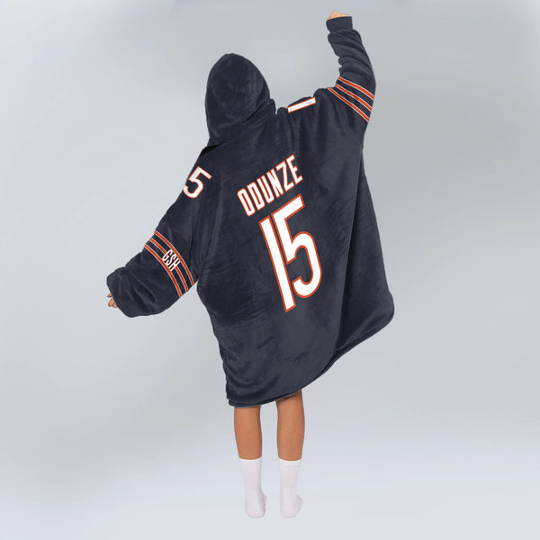 R.O 15 Chicago Football Unisex Blanket Hoodie