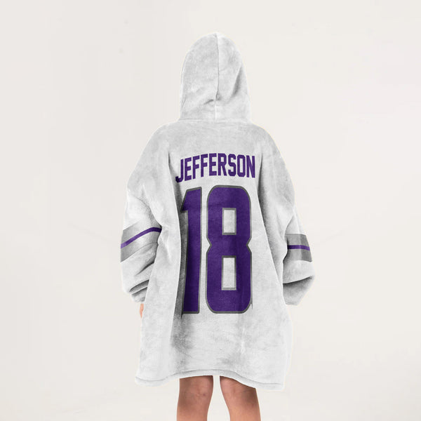 J.J 18 Minnesota Football Unisex Blanket Hoodie