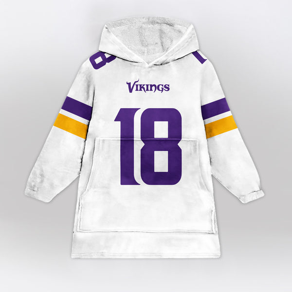 J.J 18 Minnesota Football Unisex Blanket Hoodie