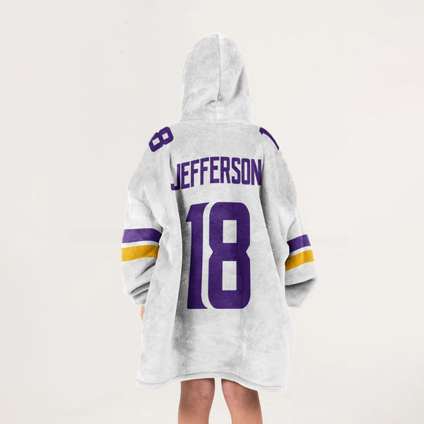 J.J 18 Minnesota Football Unisex Blanket Hoodie