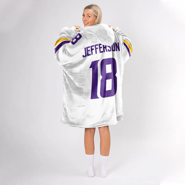 J.J 18 Minnesota Football Unisex Blanket Hoodie
