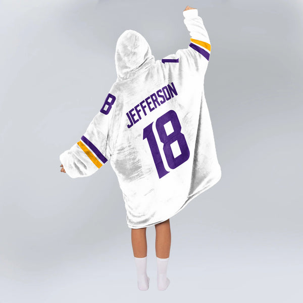 J.J 18 Minnesota Football Unisex Blanket Hoodie