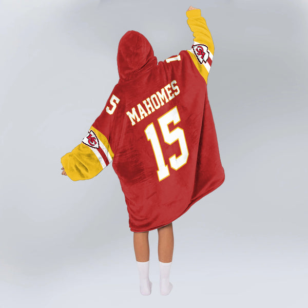 PM 15 Kansas City Football Unisex Blanket Hoodie