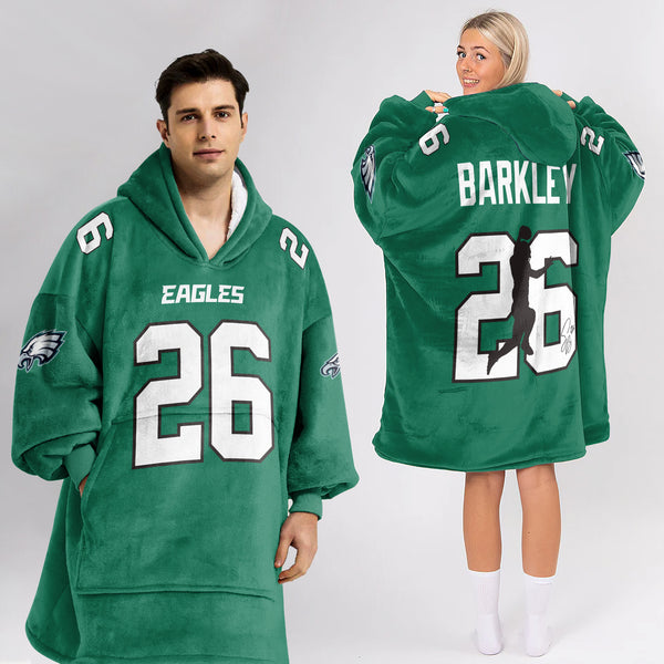 Adult S.B 26 Philadelphia Football Unisex Blanket Hoodie