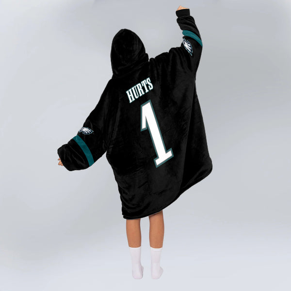 Adult 1 Philadelphia Football Unisex Blanket Hoodie
