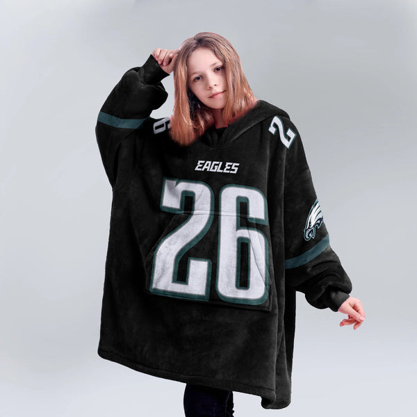 S.B 26 Philadelphia Football Unisex Blanket Hoodie