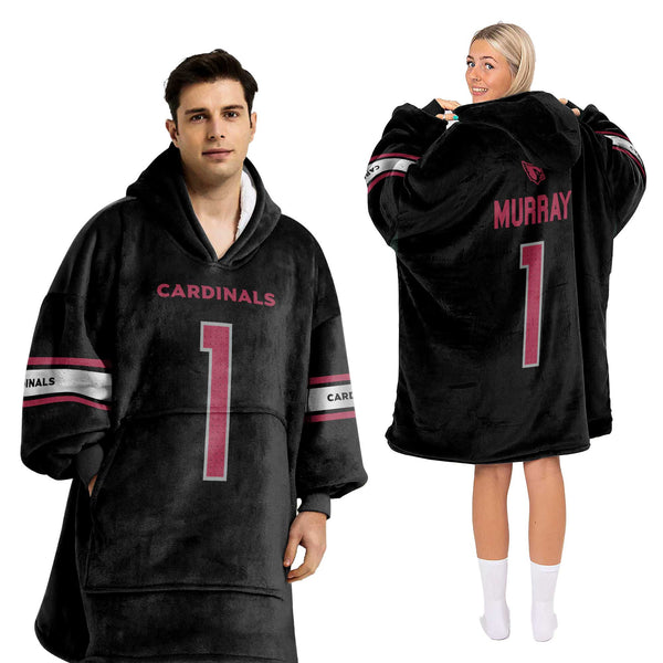 Adult 1 Arizona Cardinals Football Unisex Blanket Hoodie