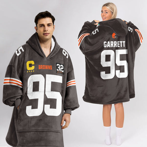 Captain M.G 95 Cleveland Football Unisex Blanket Hoodie