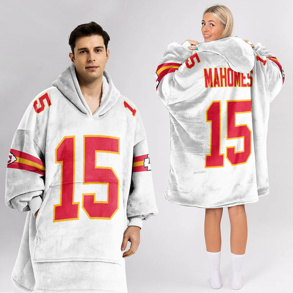 Adult PM 15 Kansas City Football Unisex Blanket Hoodie