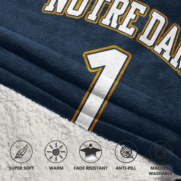 1  Football Unisex Blanket Hoodie