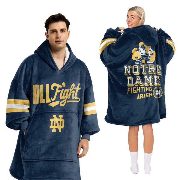 Adult  Football Unisex Blanket Hoodie
