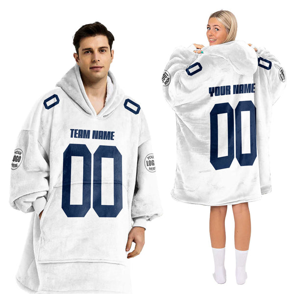 Adult Custom Blanket Hoodie Penn State Inspired Color