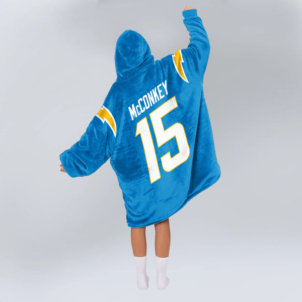 L.M 15 Los Angeles C Football Unisex Blanket Hoodie
