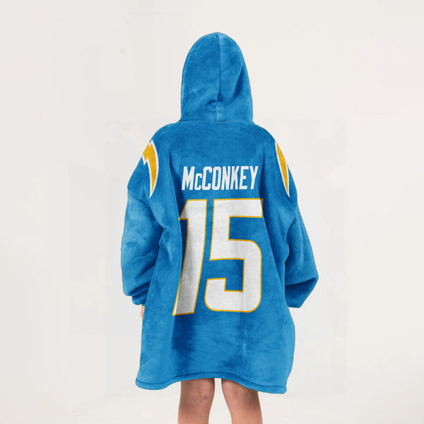 L.M 15 Los Angeles C Football Unisex Blanket Hoodie