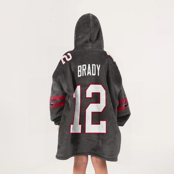 Kid 12 Tampa Bay Football Unisex Blanket Hoodie